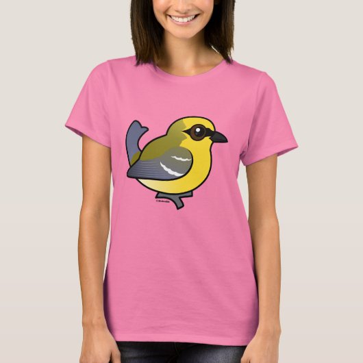 Birdorable Blue-Winged Warbler T-Shirt (Vorderseite)