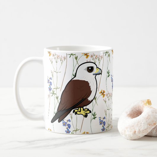 Birdorable Brahminy Kite Kaffeetasse (Mit Donut)