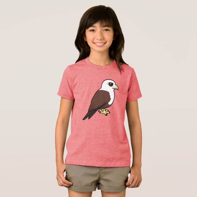 Birdorable Brahminy Kite Tri-Blend Shirt (Vorderseite Voll)