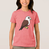 Birdorable Brahminy Kite Tri-Blend Shirt (Vorderseite)