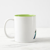 Birdorable Budgerigar Zweifarbige Tasse (Links)
