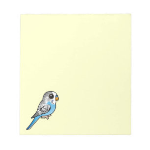 Birdorable Budgie Blau Notizblock