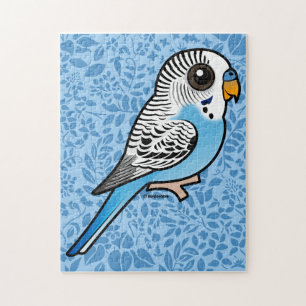 Birdorable Budgie Blau Puzzle
