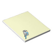 Birdorable Budgie Blue Notizblock (angewinkelt)