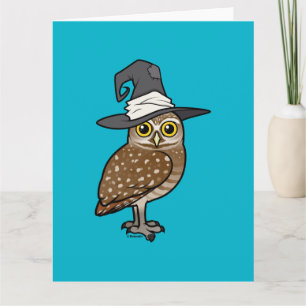 Birdorable Burrowing Owl Witz Karte