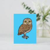 Birdorable Burrowl Postkarte (Stehend Vorderseite)