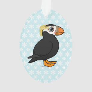 Birdorable büscheliger Papageientaucher Ornament
