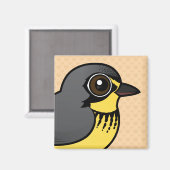 Birdorable Canada Warbler Magnet (Vorderseite/Rückseite)