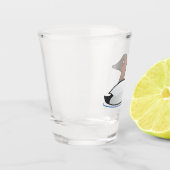 Birdorable Canvasback Schnapsglas (Links)