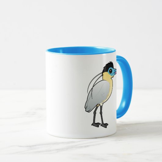 Birdorable Capped Heron Tasse (VorderseiteRechts)