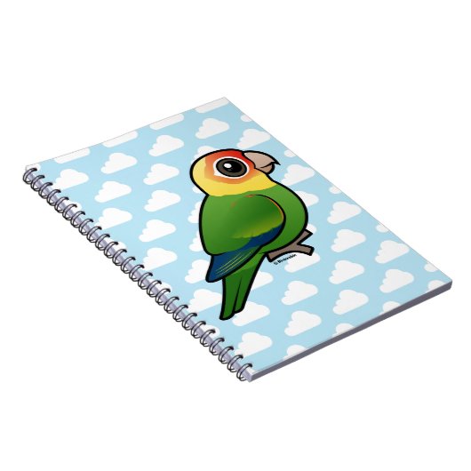 Birdorable Carolina Parakeet Notizblock (Rechte Seite)