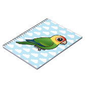 Birdorable Carolina Parakeet Notizblock (Linke Seite)