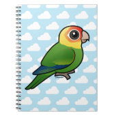 Birdorable Carolina Parakeet Notizblock (Vorderseite)
