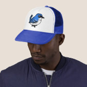 Birdorable Cerulean-Trällerer Truckerkappe (Beispiel)
