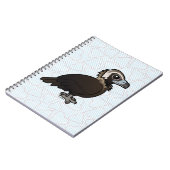 Birdorable Cinereous Geier Notizblock (Linke Seite)