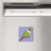 Birdorable Cinnamon Green Wake Conure Magnet (In Situ (Geschirrspüler))