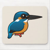 Birdorable Common-Eisvogel Mousepad (Vorne)