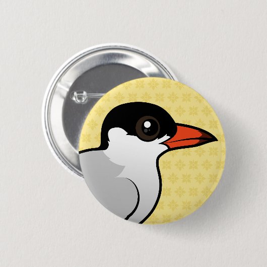 Birdorable Common-Seeschwalbe Button (Vorne & Hinten)
