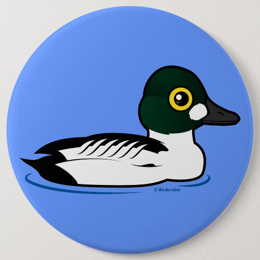 Birdorable CommonGoldeneye Button (Vorderseite)