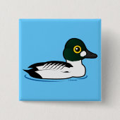 Birdorable CommonGoldeneye Button (Vorderseite)