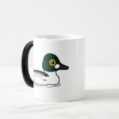 Birdorable CommonGoldeneye Verwandlungstasse (Vorderseite Links)