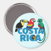 Birdorable Costa Rica Magnet (Vorderseite/Rückseite)