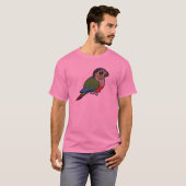 Birdorable Crimson-bellies Parakeet T-Shirt (Vorne ganz)