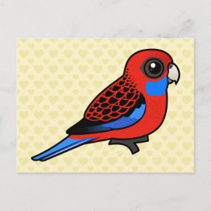 Birdorable Crimson Rosella Postkarte