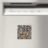 Birdorable Crowd Magnet (In Situ (Geschirrspüler))