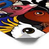 Birdorable Crowd Poster (Ecke)