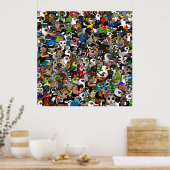 Birdorable Crowd Poster (Küche)
