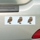 Birdorable, das Eule gräbt Autoaufkleber (Auf Auto)