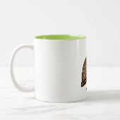 Birdorable, das Eule gräbt Zweifarbige Tasse (Links)