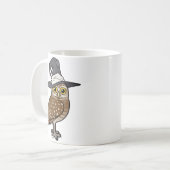 Birdorable, das Eulen-Hexe gräbt Kaffeetasse (Vorderseite Links)