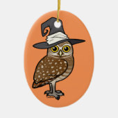 Birdorable, das Eulen-Hexe gräbt Keramik Ornament (Vorne)