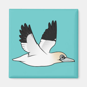 Birdorable, das NordGannet fliegt Magnet