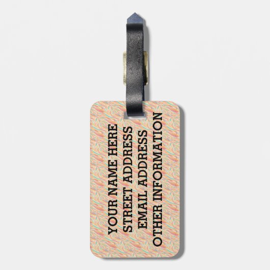 Birdorable Dodo Gepäckanhänger (Rückseite vertikal)