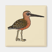 Birdorable Dowitcher Magnet (Vorne)