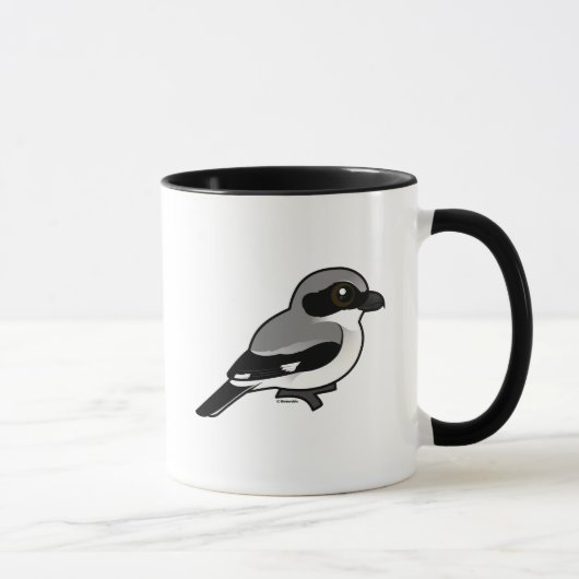 Birdorable Dummkopf Shrike Tasse (Rechts)