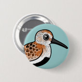 Birdorable Dunlin Button (Vorne & Hinten)