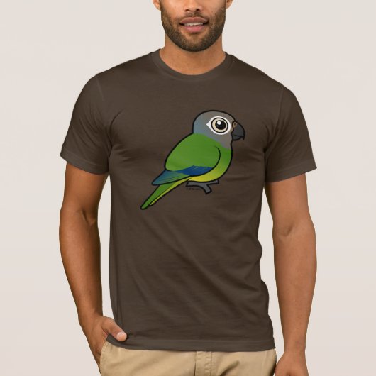 Birdorable Düster-köpfiges Conure T-Shirt (Vorderseite)