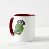 Birdorable Düster-köpfiges Conure Tasse (Vorderseite Links)