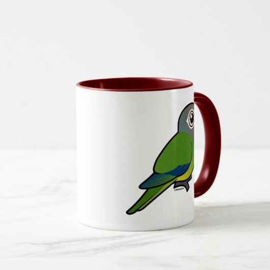 Birdorable Düster-köpfiges Conure Tasse (VorderseiteRechts)