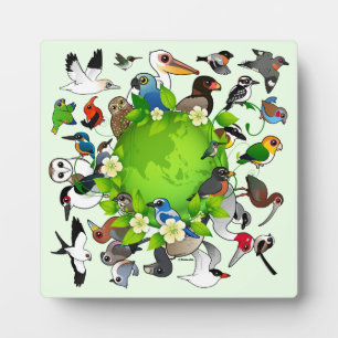 Birdorable Earth Day Fotoplatte