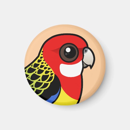 Birdorable Eastern Rosella Magnet (Vorne)