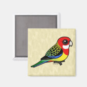 Birdorable Eastern Rosella Magnet (Vorderseite/Rückseite)