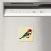 Birdorable Eastern Rosella Magnet (In Situ (Geschirrspüler))