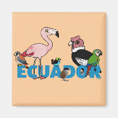 Birdorable Ecuador Magnet (Vorne)