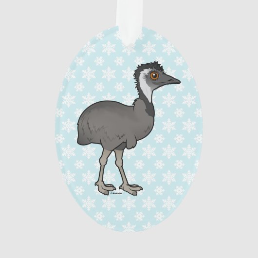 Birdorable Emu Ornament (Rückseite)