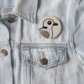 Birdorable Eurasier ergatterte Taube Button (Beispiel)